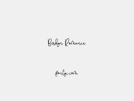 Berkyn Romance