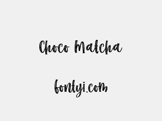 Choco Matcha