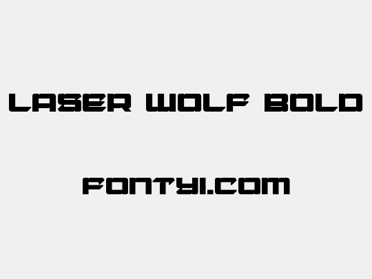 Laser Wolf Bold