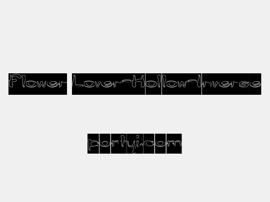 Flower Lover-Hollow-Inverse