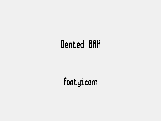 Dented BRK