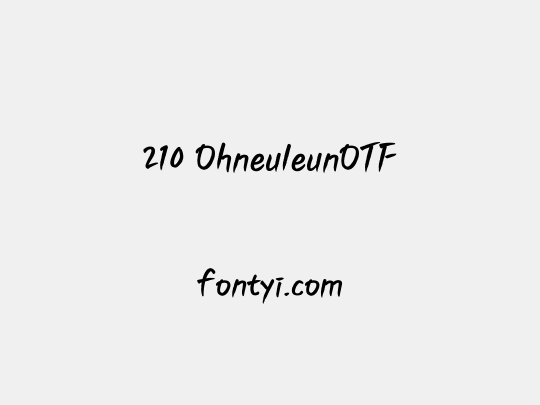 210 OhneuleunOTF