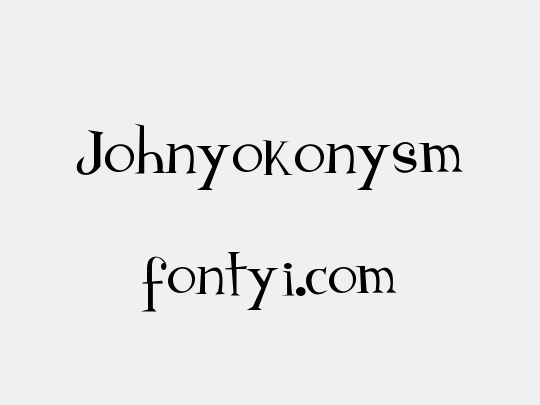 Johnyokonysm