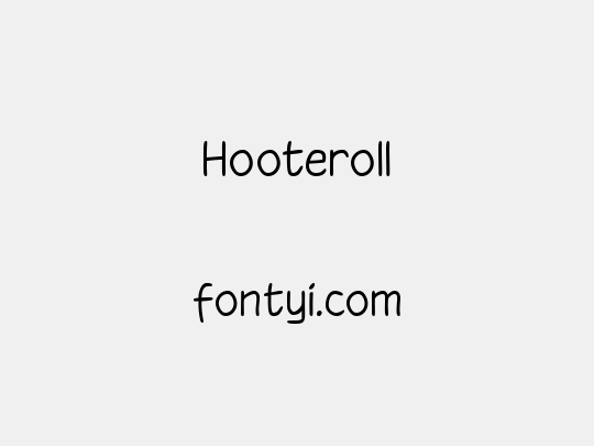 Hooteroll