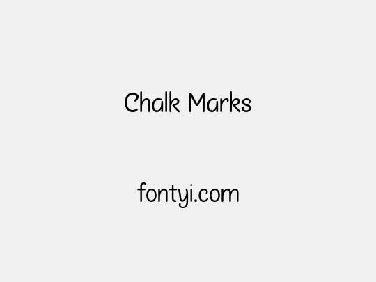 Chalk Marks