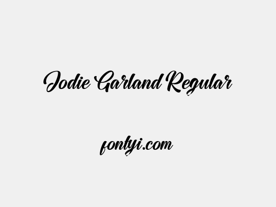 Jodie Garland Regular