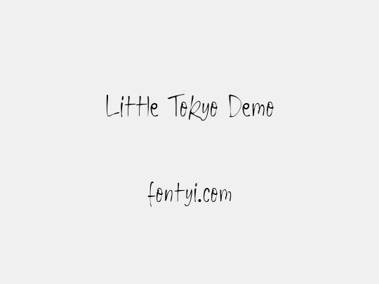 Little Tokyo Demo