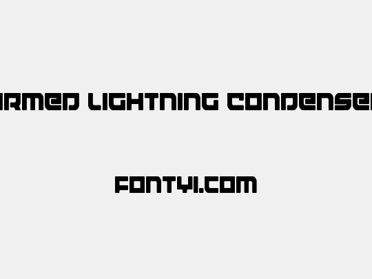 Armed Lightning Condensed