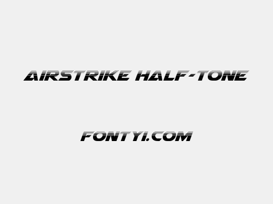 Airstrike Half-Tone