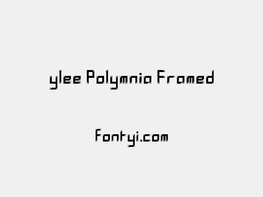 ylee Polymnia Framed