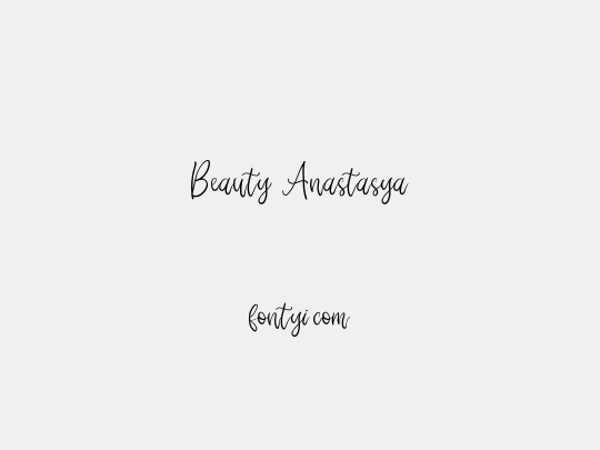 Beauty Anastasya