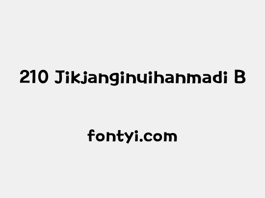 210 Jikjanginuihanmadi B
