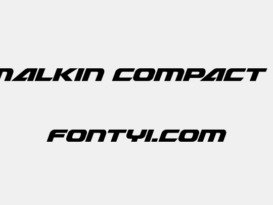 Graymalkin Compact Italic