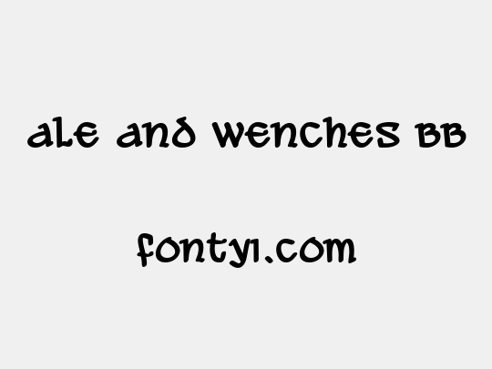 Ale and Wenches BB