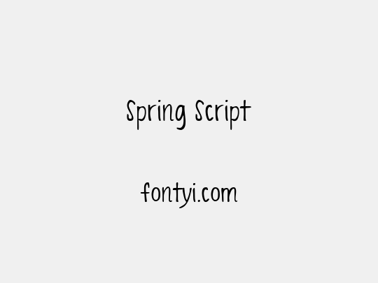 Spring Script
