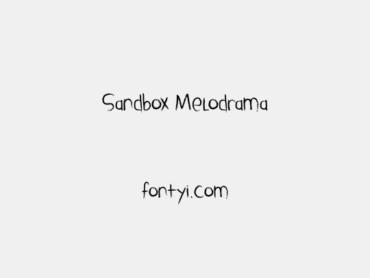 Sandbox Melodrama