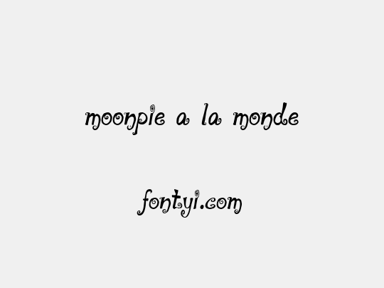 moonpie a la monde