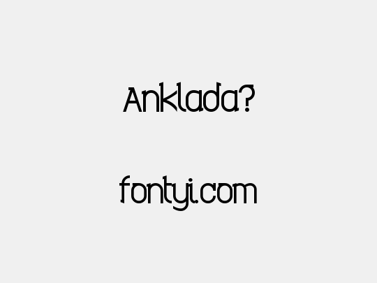 Anklada?