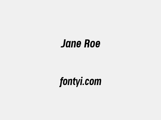 Jane Roe