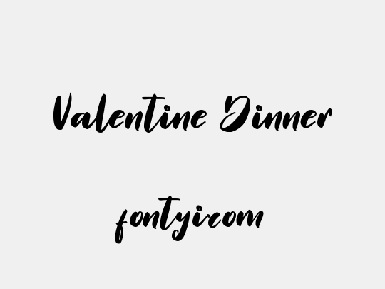 Valentine Dinner