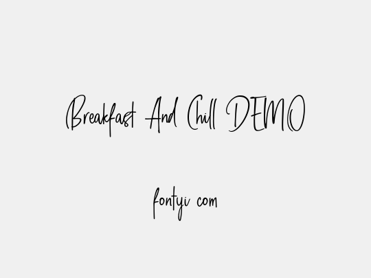 Breakfast And Chill DEMO