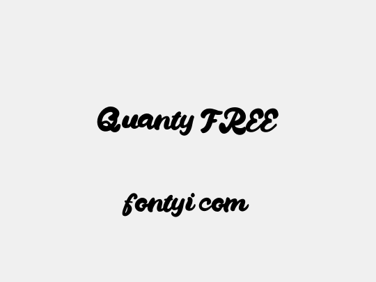 Quanty FREE