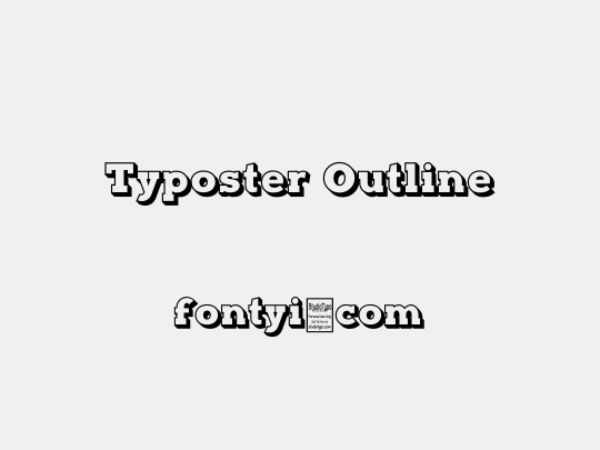Typoster Outline
