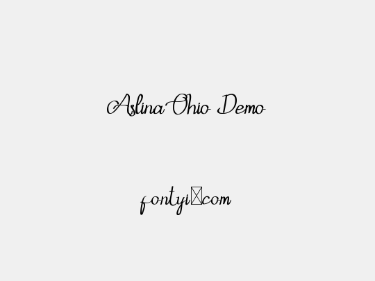 Aslina Ohio Demo