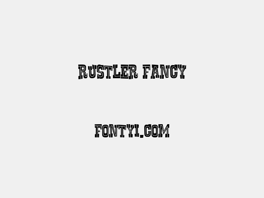 Rustler Fancy