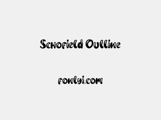 Schofield Outline