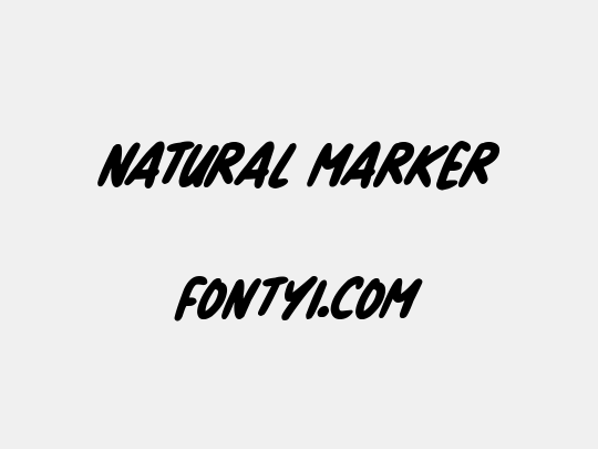 Natural Marker