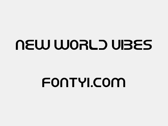 New World Vibes