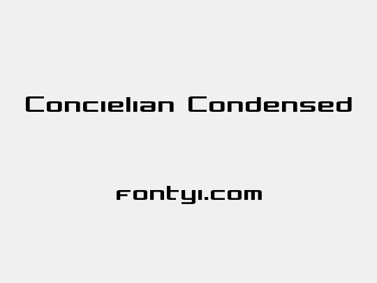 Concielian Condensed