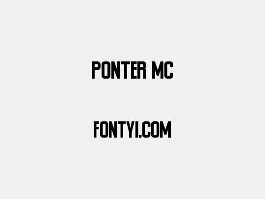 Ponter MC