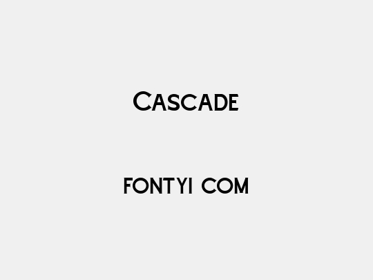 Cascade