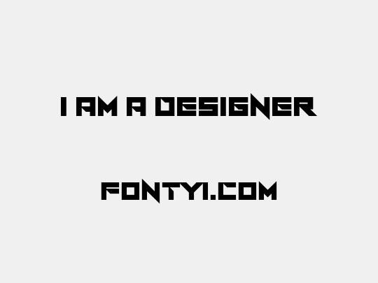 I Am A Designer