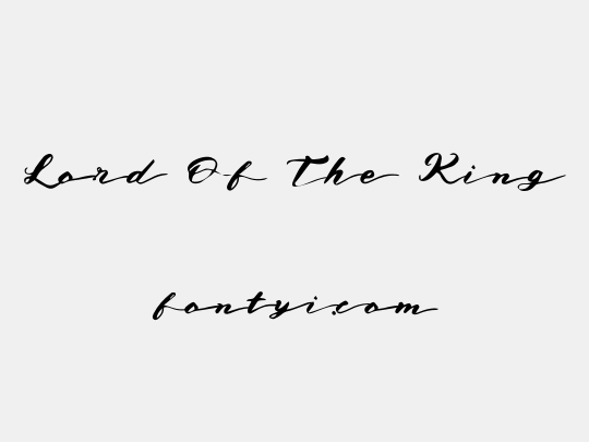 Lord Of The King