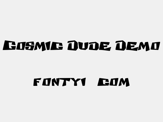 Cosmic Dude Demo