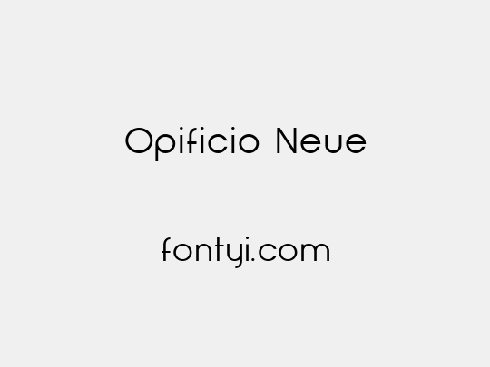 Opificio Neue