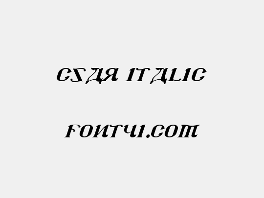 csar italic