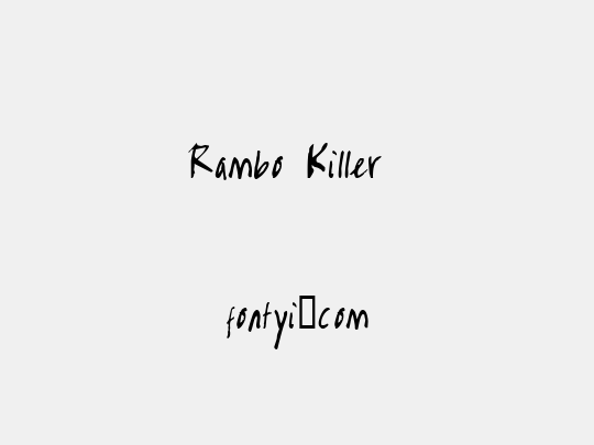 Rambo Killer 