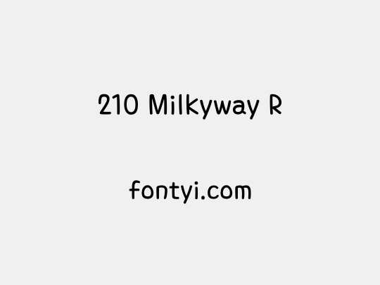 210 Milkyway R