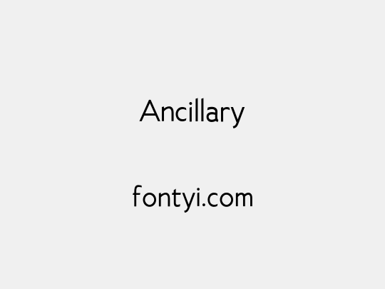 Ancillary