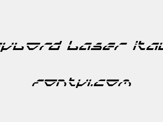 Spylord Laser Italic