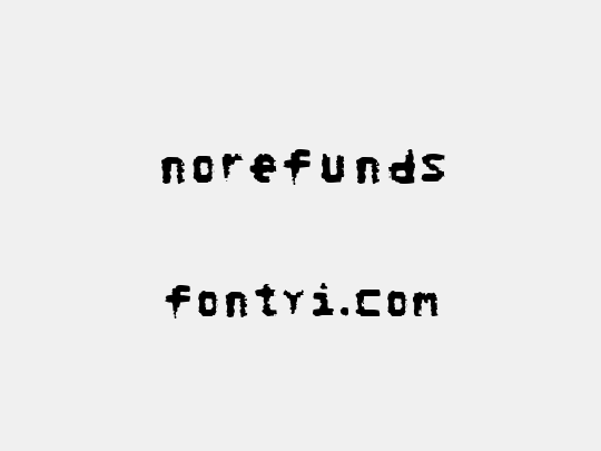 NoRefunds