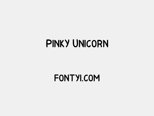 Pinky Unicorn