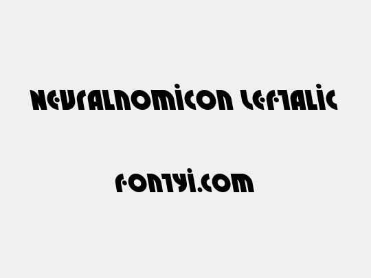 Neuralnomicon Leftalic