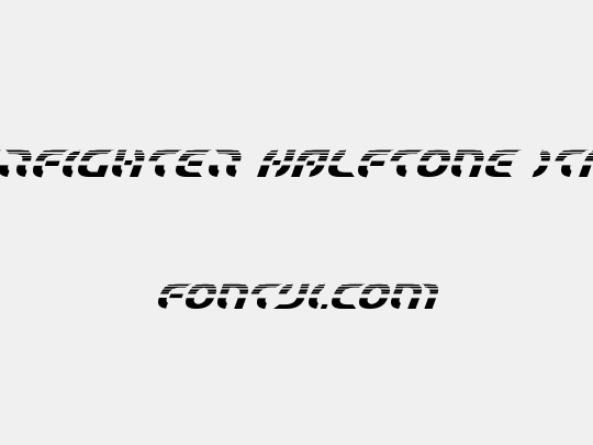 Starfighter Halftone Italic