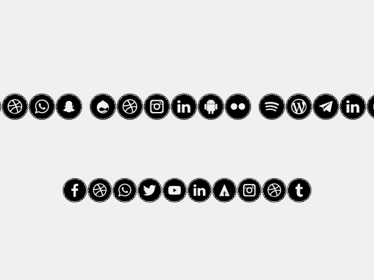 Icons Social Media 3