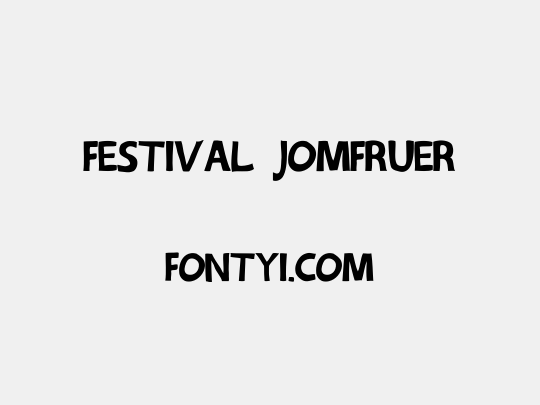 Festival Jomfruer